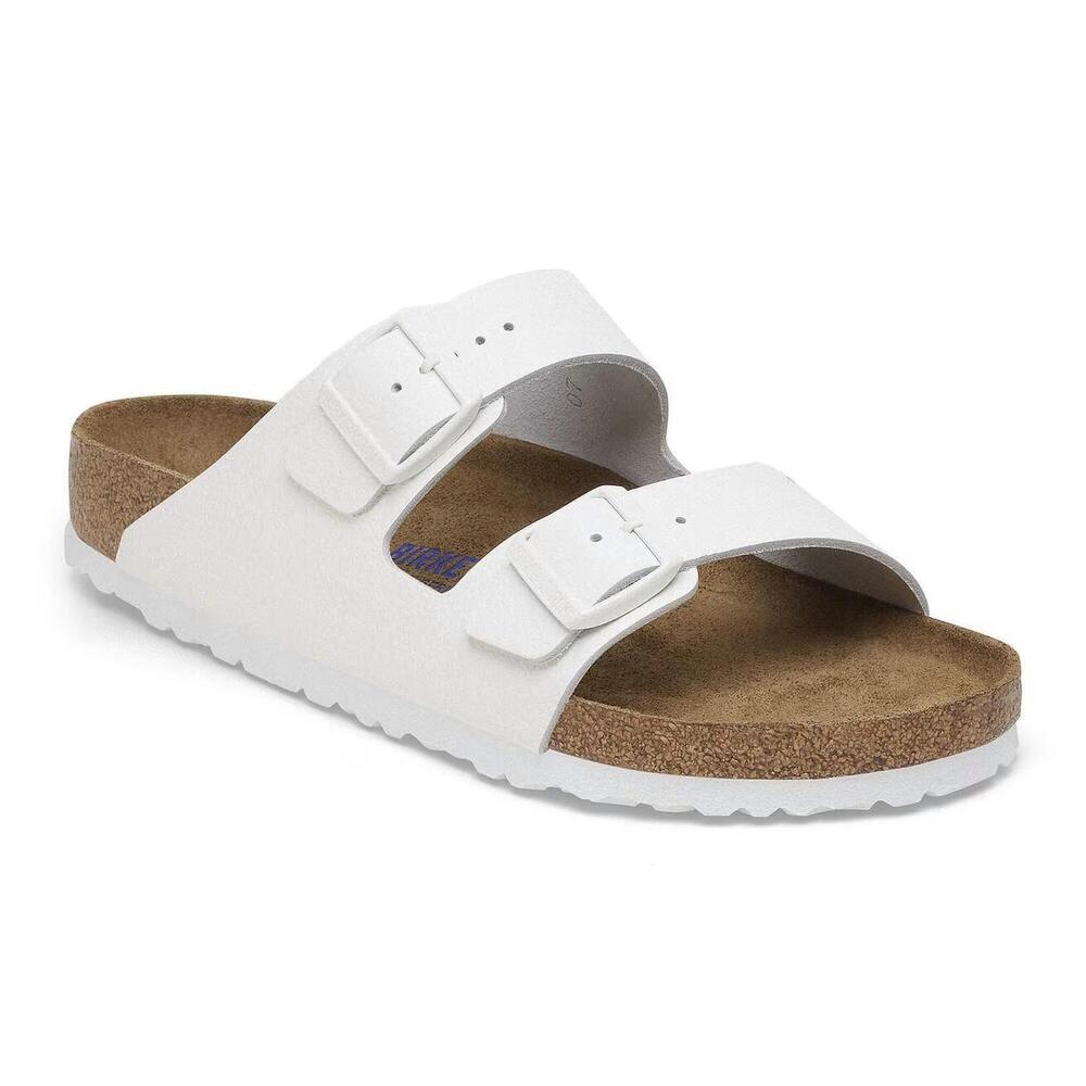 NEW BIRKENSTOCK unisex - arizona sandals in white